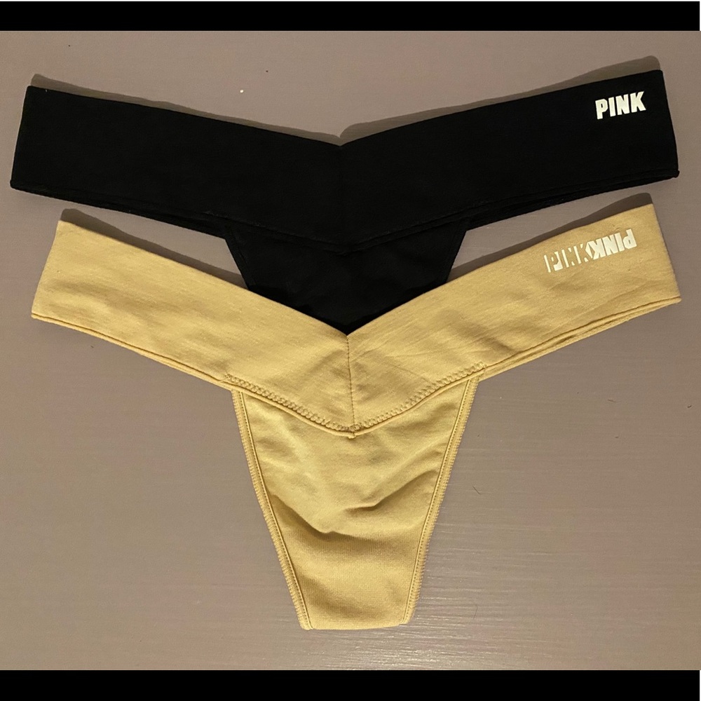 2 PINK VS soft thongs